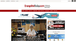 Desktop Screenshot of evangelinetoday.com